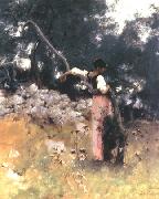 John Singer Sargent Portrait of Rosina painting
